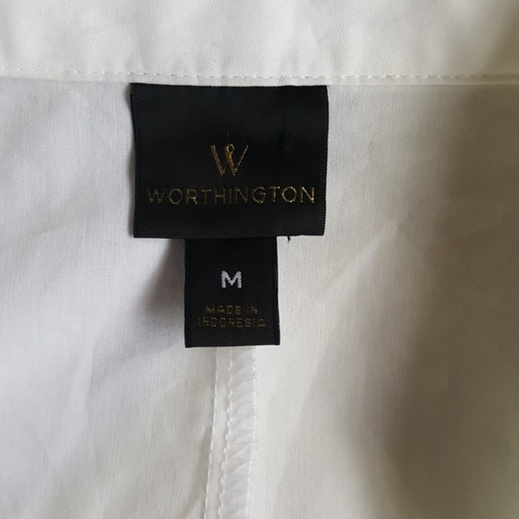 White Worthington Wide Flared Sleeves shirt - Picture 4 of 5